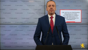 (ВИДЕО) Петрушевски: Молкот на СДС отвора сомнежи, хистеријата и стравот од одговорност ги направи заложници на криминалот