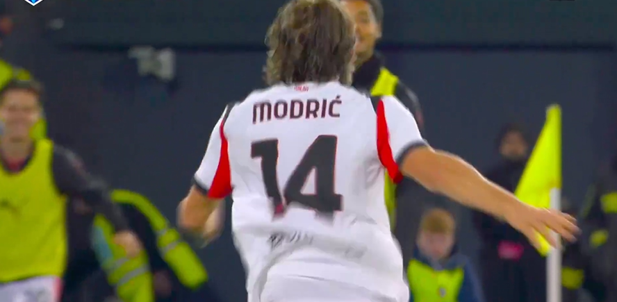 Тоа е „магијата“ на Модриќ, погоди за победа на Милан (Видео)