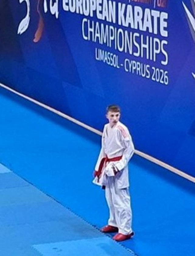 Мерван Мемеди млад каратист што ветува, имаше забележителен настап на ЕП