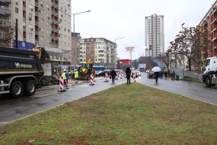 НОВ БУЛЕВАР ЗА ПОМАЛКУ ГУЖВИ ВО СКОПЈЕ: Почнаа изградбата на бул. Македонија, првата од четирите фази треба да заврши за 90 дена