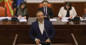 (ВИДЕО) Спасовски: Со минимална плата од 600 евра ја штитиме егзистенцијата на граѓаните, прифатете го Законот