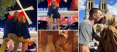 Анѓелка Прпиќ во страсна прегратка во Париз со сопругот – кој беше најдобар другар на нејзиниот бивши сопруг