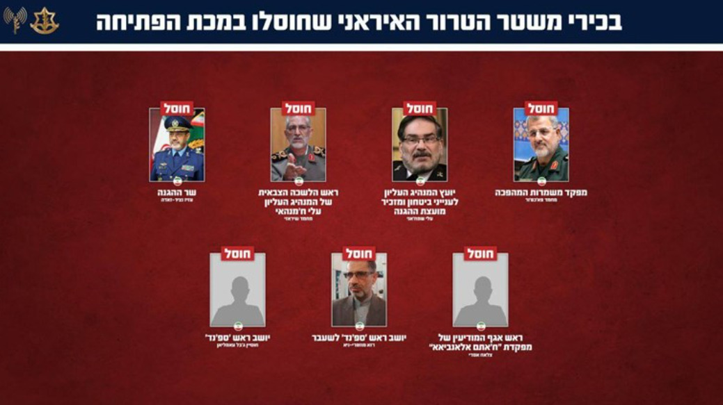 ИДФ: Неколку врвни ирански лидери убиени во нападите