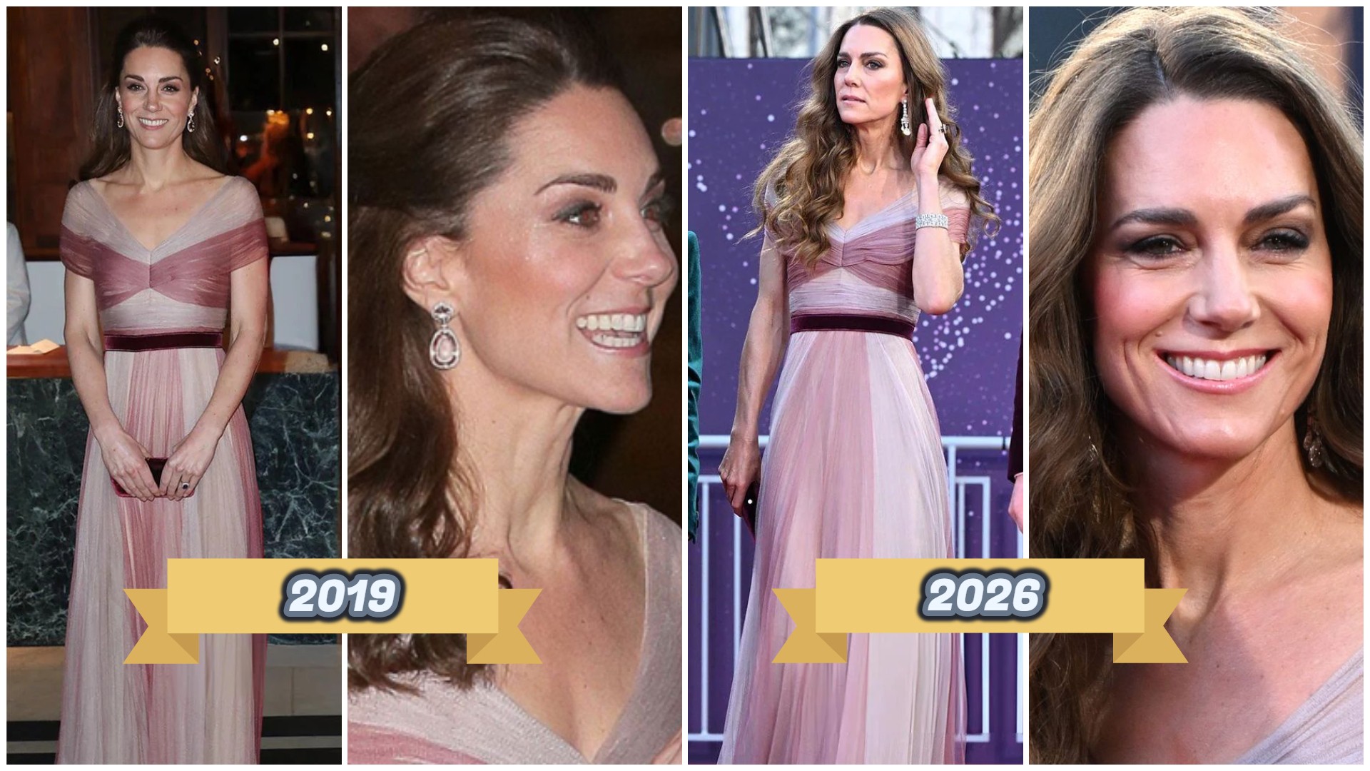 Кејт Мидлтон ги руши стереотипите: Го рециклираше фустанот од 2019 година за доделувањето на наградите БАФТА