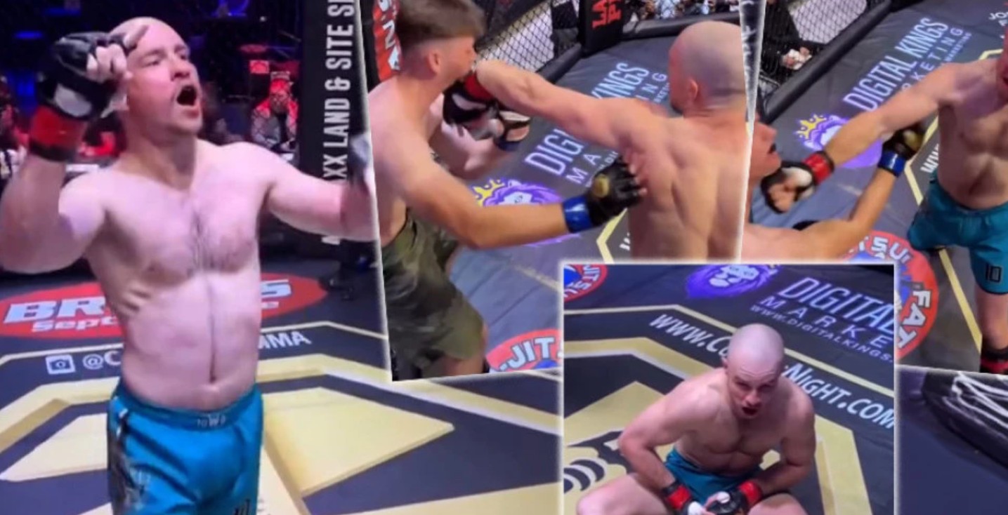 Вознемирувачко видео: MMA борец и со скршена рака го тепаше противникот
