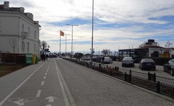 СВР Охрид: Забрана за запирање и паркирање возила на кружниот тек на пресекот на „Македонски просветители“ и кеј „Македонија“