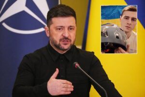 Зеленски го одликуваше дисквалификуваниот украински олимпиец кој санкаше со посебна кацига