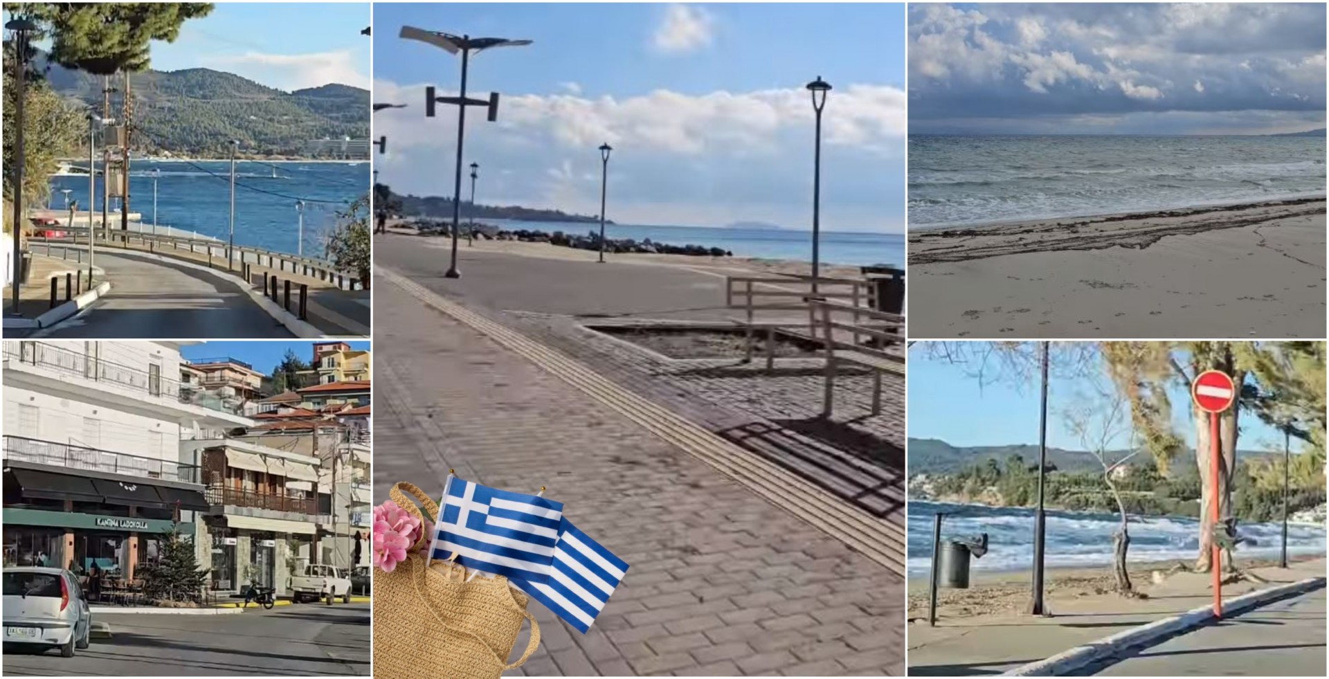 Oмилените грчки летувалишта на Македонците: Празни плажи и тишина во зима