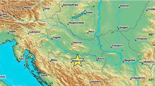 Земјотрес ја погоди Босна, се стресе и Далмација