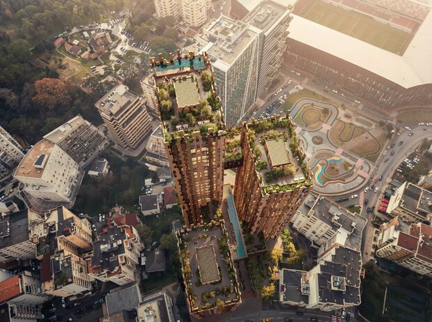 Албанија во архитектонски занес: Тирана добива три кули поврзани со пешачки мостови