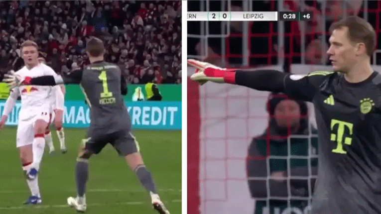 Авторитет: Нојер му нареди на млад противник да оди по топката, а тој… (Видео)