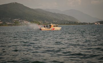 Воена вежба на армиите на Македонија и Белгија на Охридското Езеро