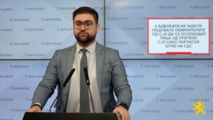 (ВИДЕО) Манасиевски: Четворица адвокати на Заев ги убедувале обвинителите од СЈО да се ослободат лица од притвор