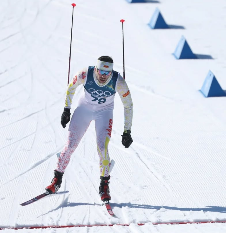 Македонскиот олимпиец Ставре Јадa го освои 83.место од 111 натпреварувачи во трката на 10 километри
