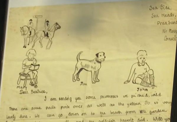 Писмо што го напишала кралицата Елизабета кога била дете е понудено на аукција