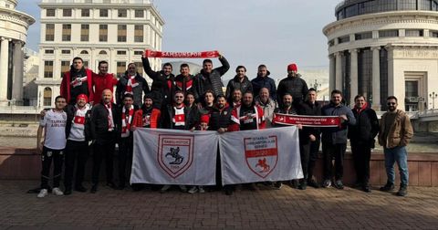 ВИДЕО: Турците се „загреваат“ во Скопје, Самсунспор ќе има поддршка со Шкендија