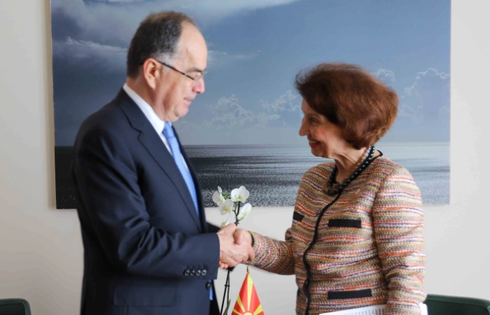 Претседателката Сиљановска Давкова со највисоки почести ќе го пречека албанскиот претседател Бегај