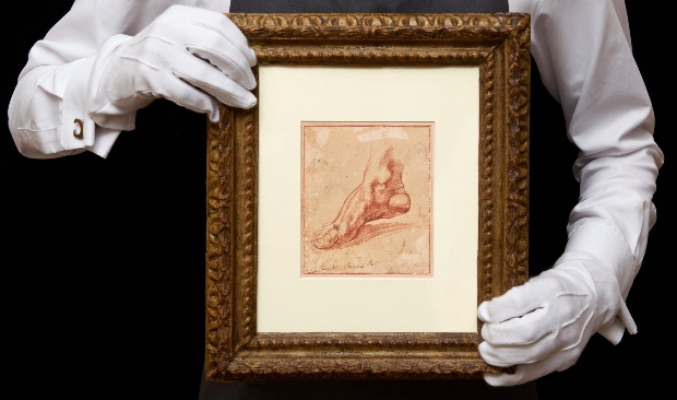 Цртеж на стопало од Микеланџело продаден за 27,2 милиони долари