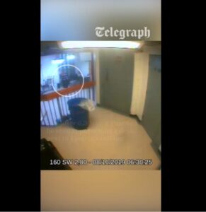 ВИДЕО: Објавена снимка од порнаоѓањето на телото на Епстин