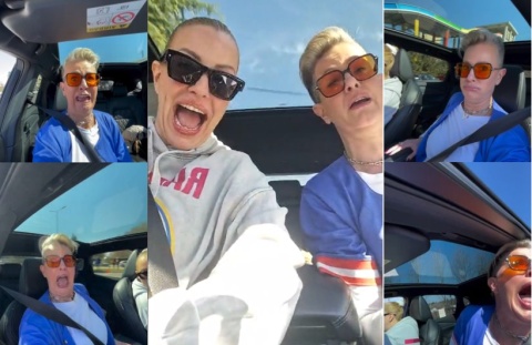 Кога Тамара ја вози Тијана гледано од секое гледиште, на постарата сестра и доаѓа да остане „шлогирана“ во совозачкото седиште (ВИДЕО)