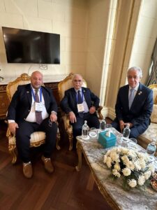 Претседателот на Уставиот суд, д-р Дарко Костадиновски и претседателот на Врховниот уставен суд на Арапската Република Египет, Булос Фатимп Искандар потпишаа Протокол за соработка помеѓу двата суда.