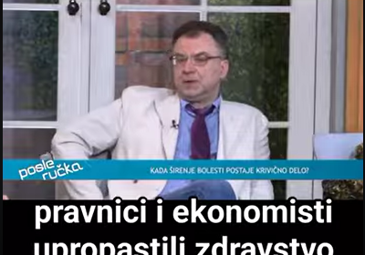 Д-Р РАЧИЌ: Правници и економисти го упропастија здравството, умираат луѓе поради глупави одлуки