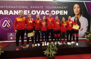Седум медали за каратистите на Штип на „Арагеловац опен“