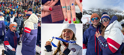 Скијачка запросена пред илјадници луѓе на Олимпијада – Освои злато, па доби свршенички прстен