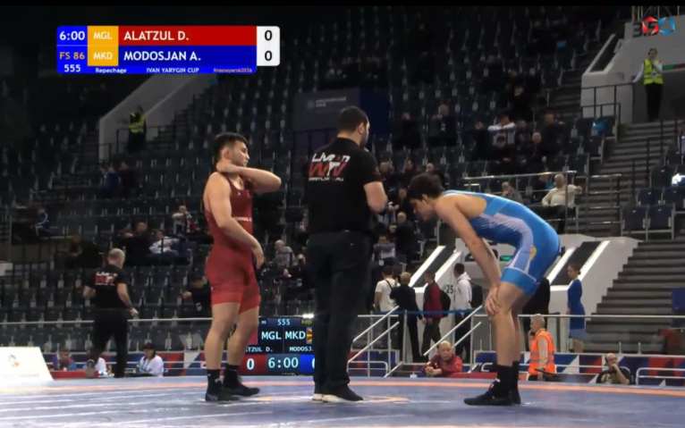 Адам Модосјан загуби во репасажот на силниот Меѓународен турнир „Иван Јаригин“