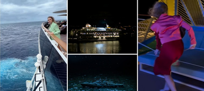 Мрачната страна на крстарењата: Девојка доловува застрашувачки сцени од крузер (видео)