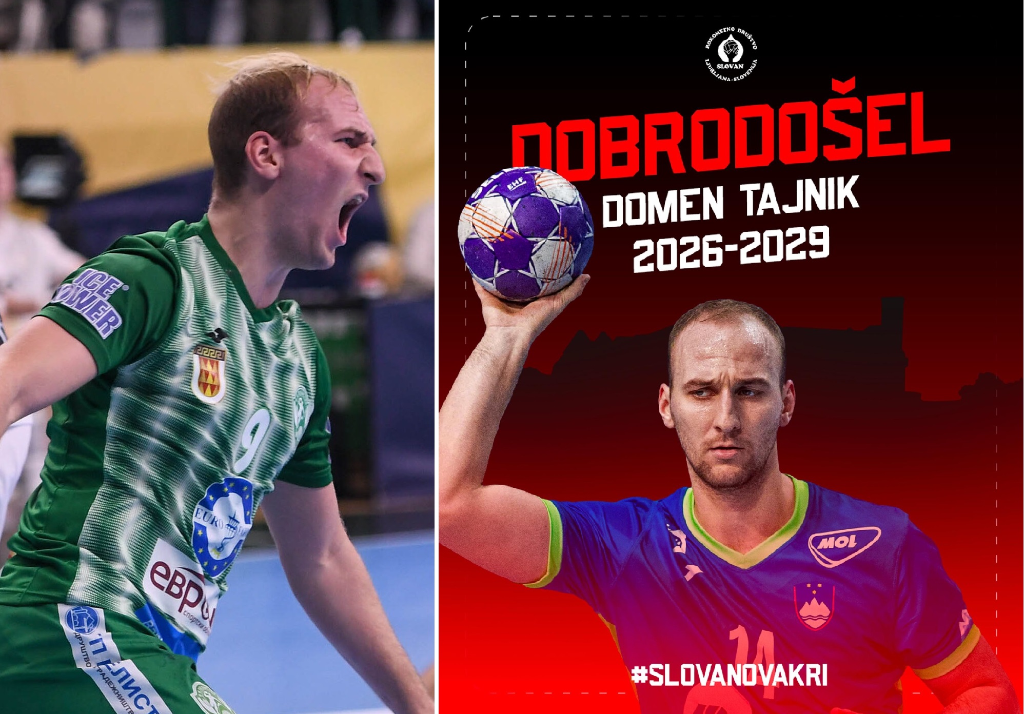 Заминува од Битола: Домен Тајник три години во Слован Љубљана!