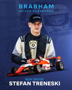 Стефан Тренески – првиот возач во Brabham Driver Programme! Легендарниот Дејвид Брабхам: „Стефан има огромен талент и посветеност – ќе му помогнеме да ги достигне врвовите!“