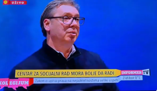 (Видео) Драма на средба со граѓани: Вучиќ натера жена на болно дете да му признае дека не му е биолошка мајка објави Скопје1.мк