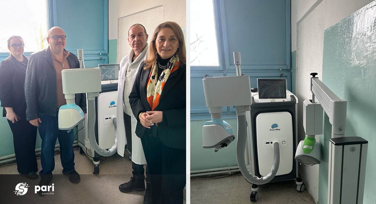 „Заедно за едно“: Современ апарат за ментална рехабилитација дониран на болницата во Кочани
