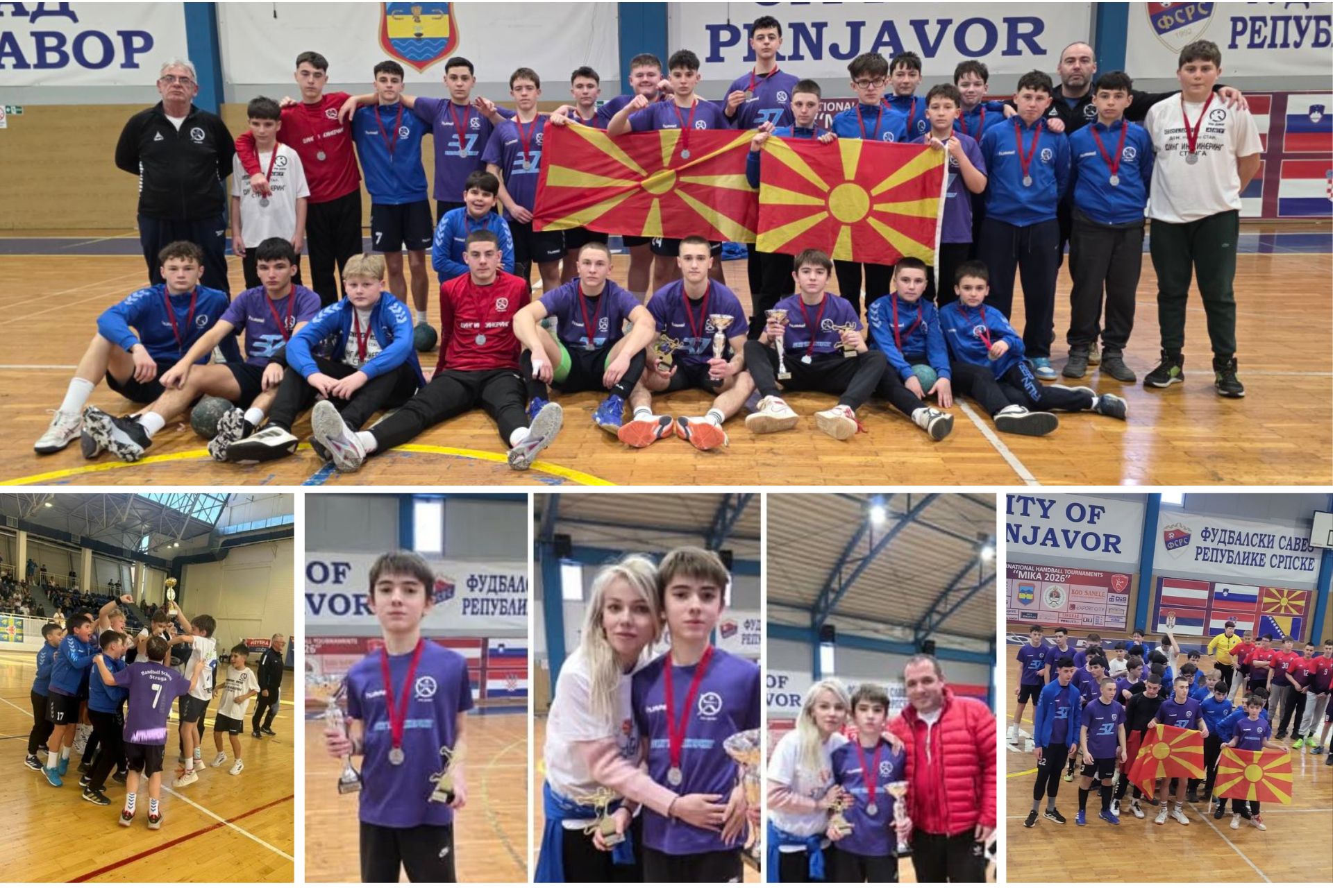 ДИНГ Струга со два сребрени медали и најдобар стрелец на турнирот „MIKA 2026“