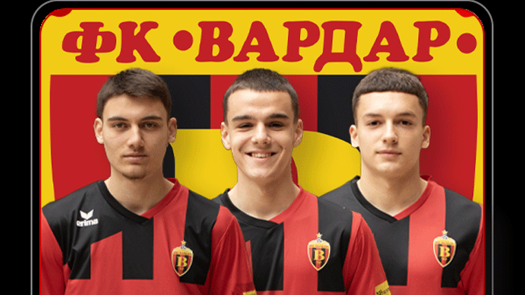 Вардар мисли на иднината, тројца играчи од школата потпишаа професионални договори