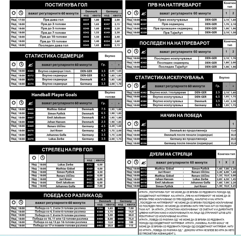 Специјален сингл за ракометниот ден кој Данците го чекаа 14 години