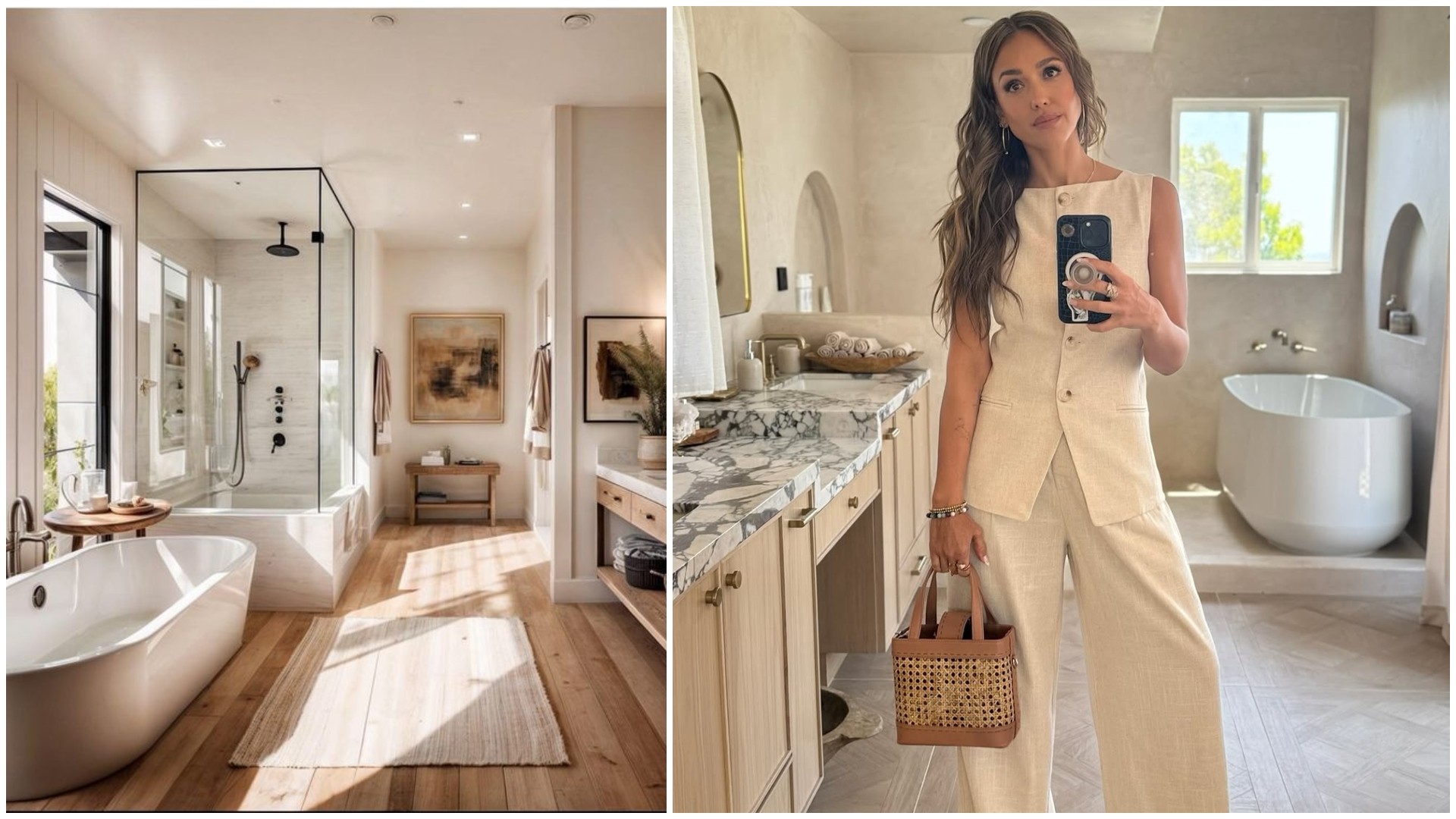 Погледнете зошто сите се луди по бањата на Џесика Алба: Еве како лесно да создадете атмосфера како во спа-центар