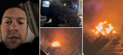 Му го запалија автомобилот на Бака Прасе, вреден 500.000 евра, паркиран пред неговиот дом (фото+видео)