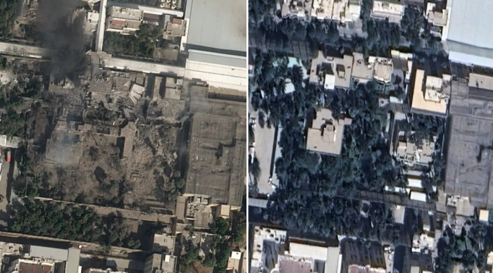 (ФОТО) Палатата на Хамнеи е целосно уништена во нападите