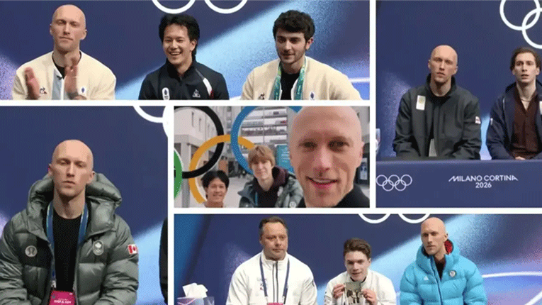 Ова е Беноа, води 16 спортисти дури од 13 земји, па мора постојано да ги менува јакните