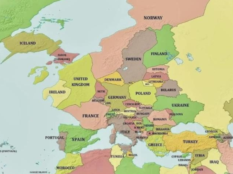 Што би се случило со Европа ако нивото на морето падне дури за илјада метри?