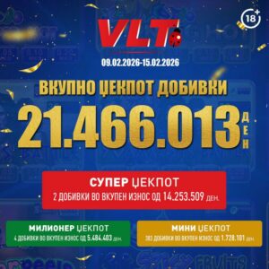 Ф.Н. од Скопје освои СУПЕР МИЛИОНЕР ЏЕКПОТОТ, вреден 7.070.623 денари