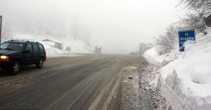 Снег на патниот правец Тетово-Гостивар-Маврово и на Попова Шапка