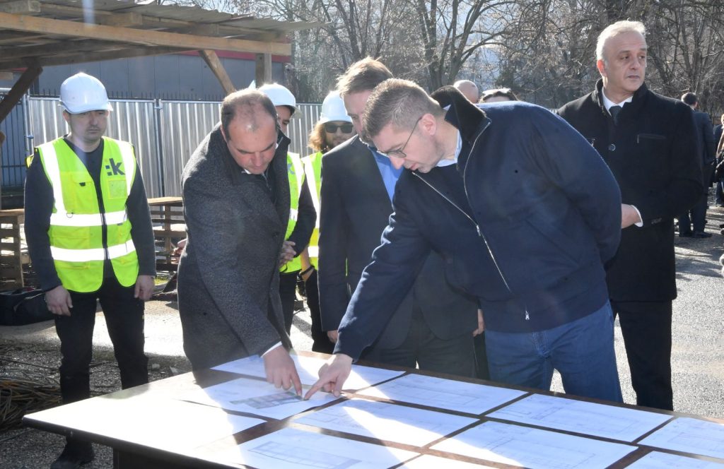 (Видео) Мицкоски од Карпош: Започна изградбата на спортската училишна сала во ООУ „Димо Хаџи Димов“