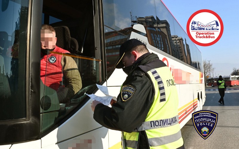 Една недела под лупа: Полицијата тргнува во засилена контрола на автобуси и камиони