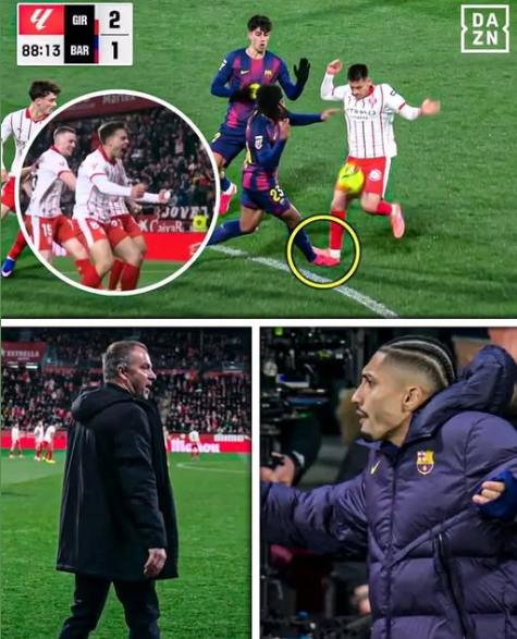 Барселона бесна на судијата, дали се оштетени кај голот на Жирона за пораз?! (ВИДЕО)
