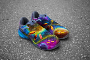 (Фото) Македонски шмек на синоќешниот All Star натпревар – Најдобриот NBA играч во моментов, носеше патики од Сатја Грабулоски