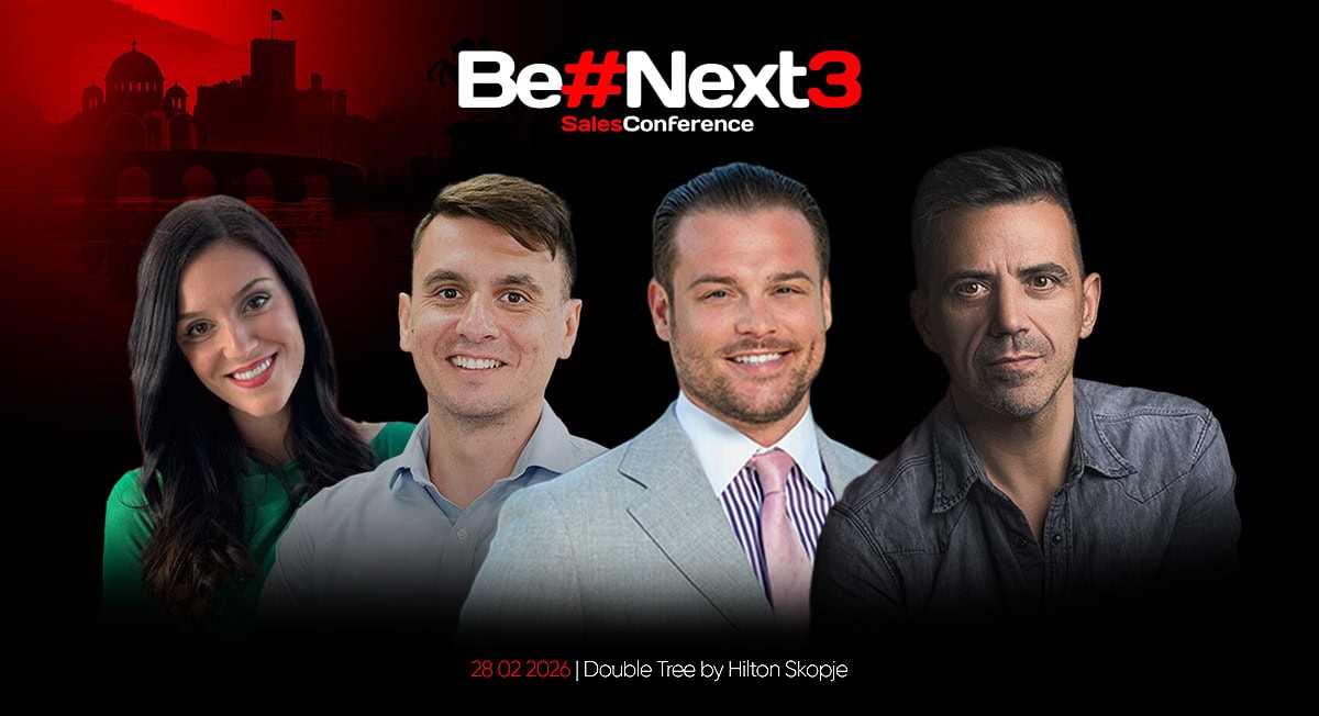 СТРАТЕГИЈА, СИСТЕМ И САМОДОВЕРБА – Be Next 3 ги собира водечките sales експерти во Скопје