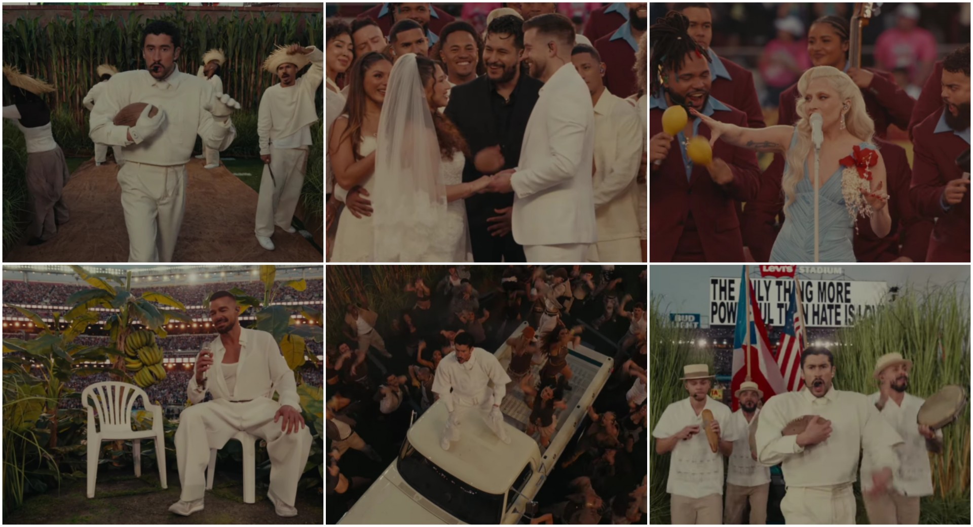 Цела Калифорнија танцуваше латино! Бед Бани го донесе своето порториканско маало на теренот на „Супербоул“